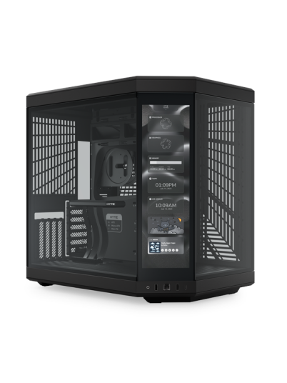 HYTE Y70 Touch - Black - Kabinett - Miditower - Svart HYTE Y70 Touch - Black - Kabinett - Miditower - Svart