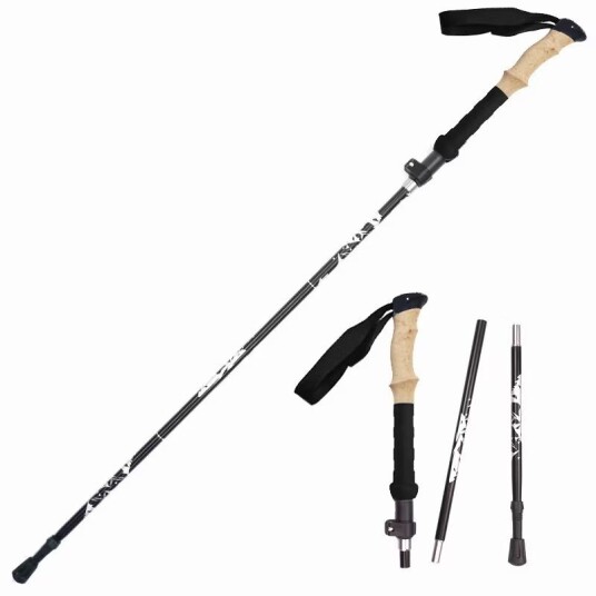 INF Vandringsstav med 5 ledd og god støtdemping 2-pack INF Vandringsstav med 5 ledd og god støtdemping 2-pack