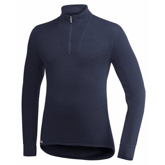 Woolpower Zip Turtleneck 400 Dark Navy M