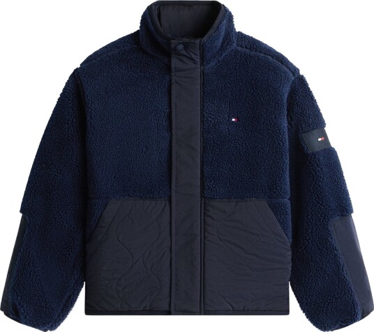 Tommy Hilfiger Teddy Quilted Bomber Navy 176