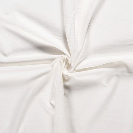 Balsløw Babyfløyel Stoff 145cm 51 Hvit 50cm