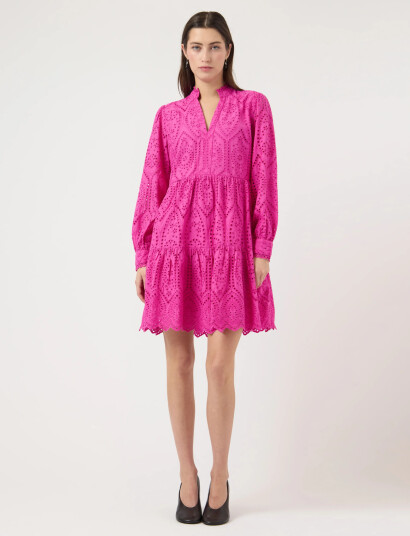 YAS Yasholi Ls Dress S. Noos Pink XL