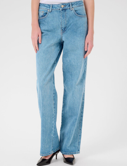 Gestuz Zolinagz Hw Wide Jeans Noos - Blue - 26