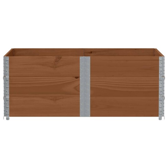 Pallekarmer 3 stk brun 150x100 cm heltre furu Pallekarmer 3 stk brun 150x100 cm heltre furu