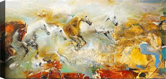 Canvasbilde YTY Animals Flerfarget 120x50 cm Canvasbilde YTY Animals Flerfarget 120x50 cm