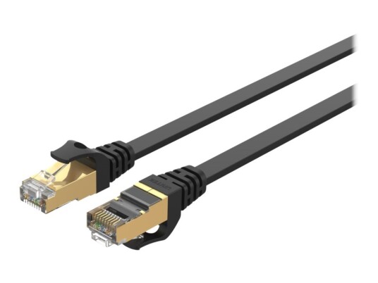 Unitek C1897bk Series Koblingskabel Rj-45 Hann Til Rj-45 Hann 15 M Skjermet Beskyttet Tvunnet Parkabel Sttp Cat 7 Flat Svart