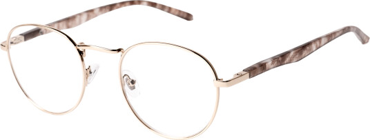 Waye lesebrille 009 gull styrke +2,0 1 stk Waye lesebrille 009 gull styrke +2,0 1 stk