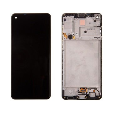 Samsung Galaxy A21s Frontdeksel / LCD-skjerm GH82-22988A Svart