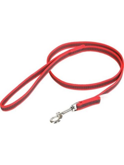 Julius-K9 C&G Super-Grip Leash.Red/Grey.14Mm/1.8M.With Handle.Max 30Kg