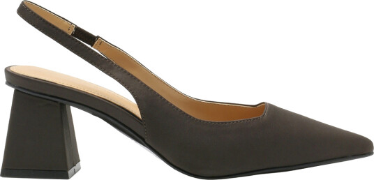 Roberto Rosso Pia Slingback Satin Brun 38