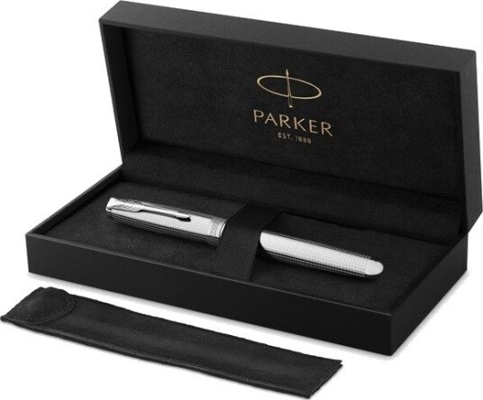 Parker Sonnet Cisel Special Edition Fountain Pen Palladium Finish Cap Gold