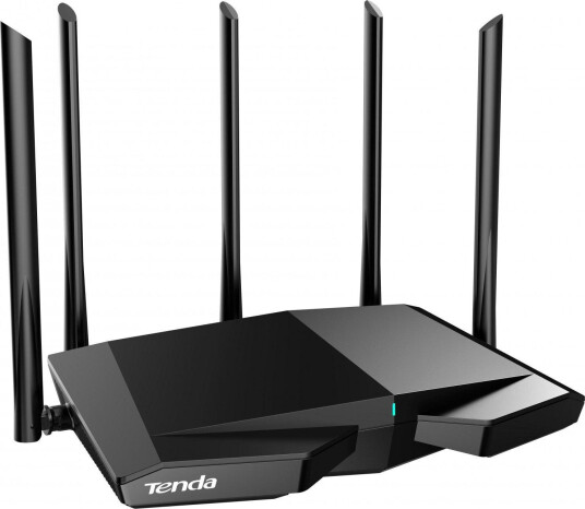 Tenda TX27 Pro WiFi 6E Tri Band Router 2.4/5/6 GHz Ethernet Svart 