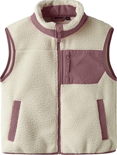 Name It Fleecevest Teddy NkfMiller Peyote Name It 12 år 152 Fleecejakke Beige Lilla