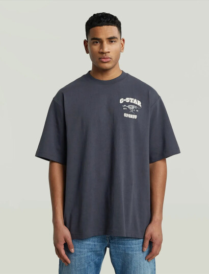G-Star Running Dog Back Gr Boxy R T - Navy - XL