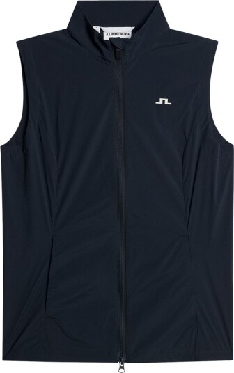 J.Lindeberg Thorine Wind Vest Blå Golfvest dame JL Navy X Small
