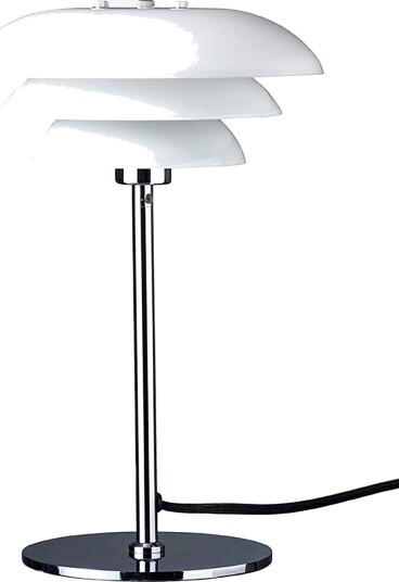 Dyberg Larsen Bordlampe DL20 opal Krom Bordlamper