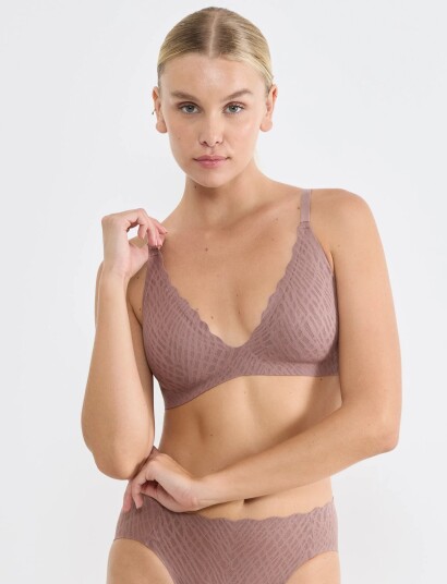 sloggi Sloggi Zero Feel Bliss The Up P Bra Brown M PLUS sloggi Sloggi Zero Feel Bliss The Up P Bra Brown M PLUS