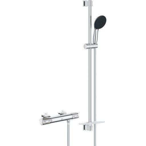 GROHE PRECISION FEEL DUSJTERMOSTAT M/3-SPRAY DUSJSETT 900 MM KROM