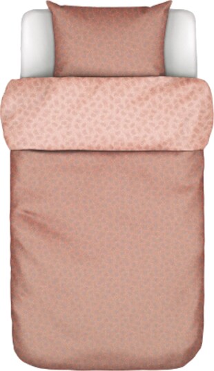 Marc O'Polo sengetøy   Verin Coral pink   2 i 1 sengesett   100% bomullssatin sengetøy   Marc O'Polo