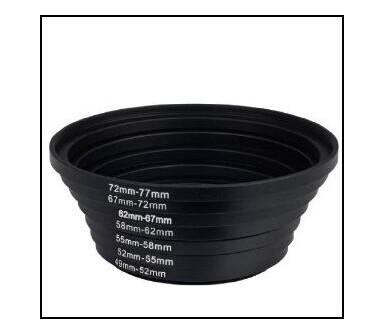 Filter Adapterring Stepring 52-46mm Bruk 46mm filter på 52mm linse Filter Adapterring Stepring 52-46mm Bruk 46mm filter på 52mm linse