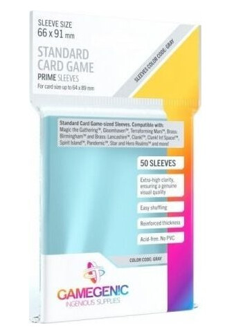 Gamegenic Prime Standard Card Sleeves 66X91 Mm