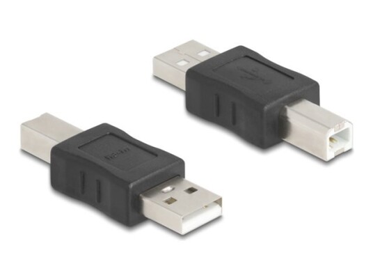 Delock Usb 2.0-Adapter Usb Type-A Hann Til Usb Type-B Hann