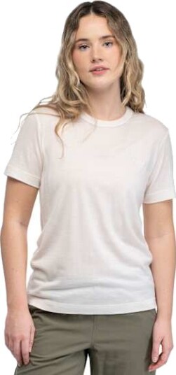 Bergans Logo Merino Tee Women Vanilla White L L