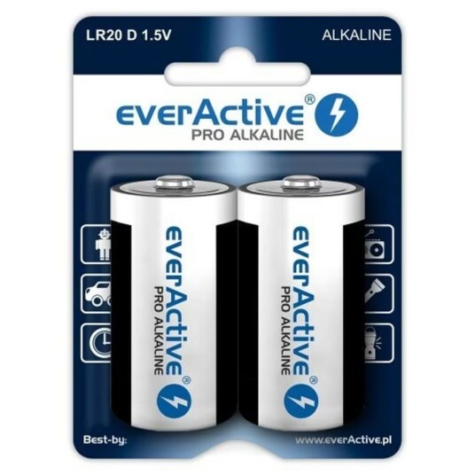 EverActive LR20 1,5 V (2 enheter)