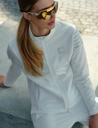 Cross Sportswear W Sporty Full Zip Cream S