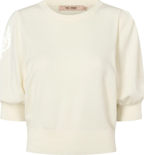 RUE de Femme Dame Strikkevarer Hvit XL,