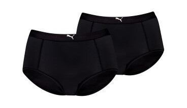 Puma Truser 2P High Waist Hipster Svart polyamid Small Dame
