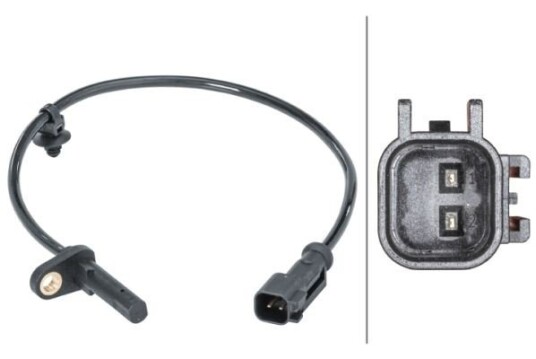 Sensor, ABS HELLA 6PU 012 679-601