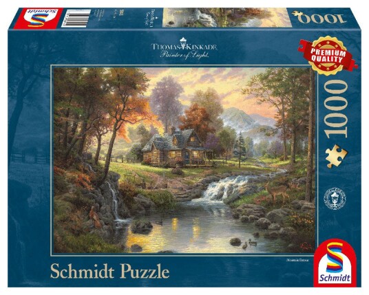 Schmidt Puslespill 58445 Puslespill 1000 brikker Fjellhytte