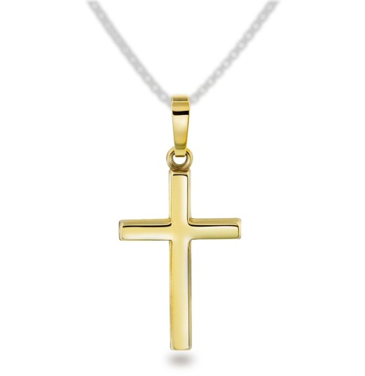 Pan Jewelry, Anheng i 585 gult gull med kors
