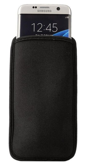 INCOVER Universal Fiber Etui Svart - (Maks. Mobil: 151 x 80 x 10 mm)