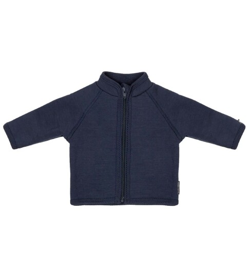 Smallstuff Ull Cardigan med Glidelås Navy 56-62 Smallstuff Ull Cardigan med Glidelås Navy 56-62
