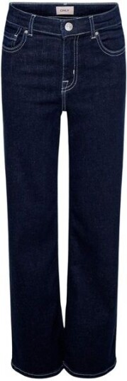 Kids Only Kogmadison Wide leg jeans til barn Dark Blue Denim