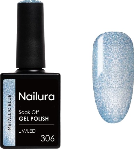 Nailura Gelpolish 306 – Metallic Blue – 10 ml