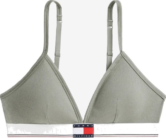 Tommy Hilfiger Varsity Rib Rp Triangle   UTILITY SAGE   XS