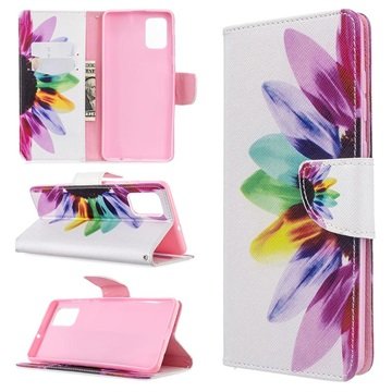 Wonder Series Samsung Galaxy A71 Lommebok-deksel Blomst