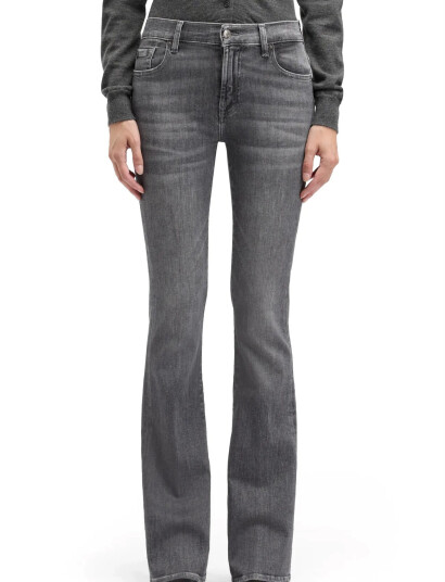 7 For All Mankind Bootcut Soho Grey   Grey   29 x 34