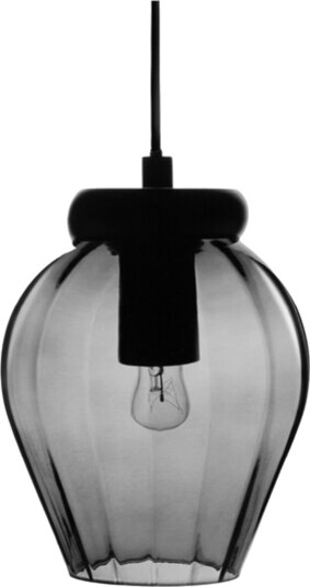 Halvor Bakke Rocks XO taklampe   16cm koksgrå Grå