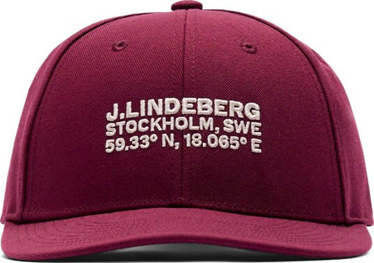 J.LINDEBERG Cyrus Cap Burgunder 58