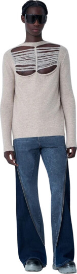 Rick Owens Herre Strikkevarer Beige L,