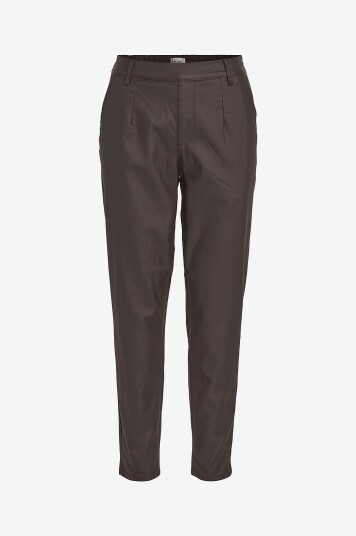 Object Bukser objBelle Lisa Coated Pant Brun