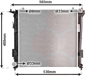 VAN WEZEL 82002181 Radiator motorkjøling