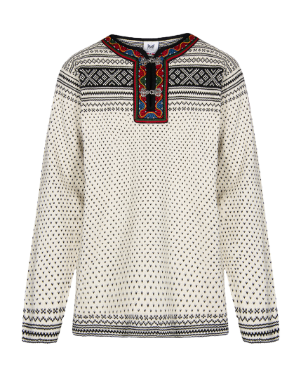 Dale Of Norway Setesdal Uni Sweater M Off-White/Black (XS)
