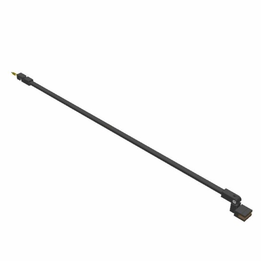 Vikingbad Støttestag 6/8mm Glass-tak 100cm Svart Matt