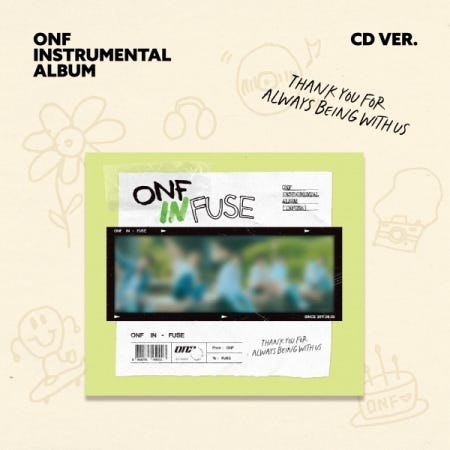 ONF Infuse Instrumental Album incl. 7pc MiniPoster 52pf Photobook Photocard Poster + Sticker CD ONF Infuse Instrumental Album incl. 7pc MiniPoster 52pf Photobook Photocard Poster + Sticker CD