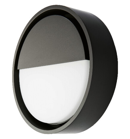 Frame Round Vegglampe Sort 7W 3000K Dimbar Frame Round Vegglampe Sort 7W 3000K Dimbar